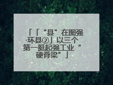「“县”在图强·环县②」以三个第一挺起强工业“硬脊梁”