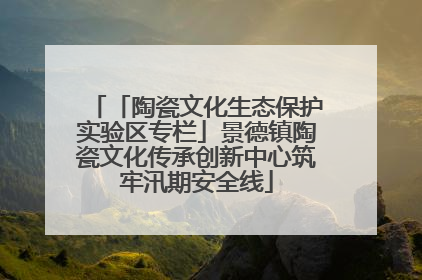 「陶瓷文化生态保护实验区专栏」景德镇陶瓷文化传承创新中心筑牢汛期安全线