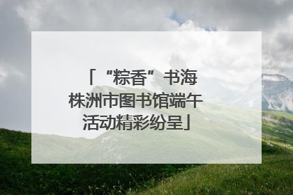 “粽香”书海 株洲市图书馆端午活动精彩纷呈