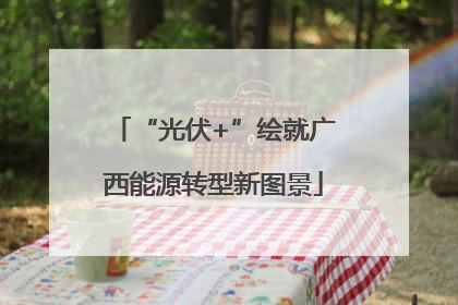 “光伏+”绘就广西能源转型新图景