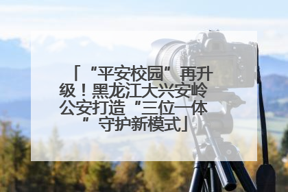 “平安校园”再升级！黑龙江大兴安岭公安打造“三位一体”守护新模式