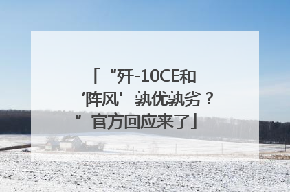 “歼-10CE和‘阵风’孰优孰劣？”官方回应来了
