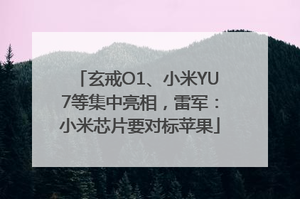 玄戒O1、小米YU7等集中亮相，雷军：小米芯片要对标苹果