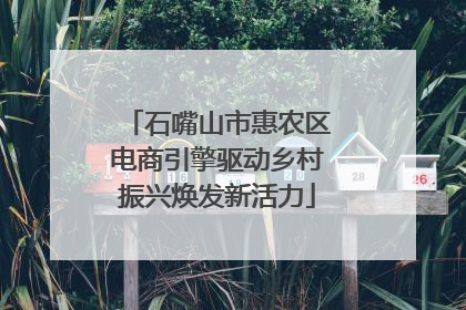 石嘴山市惠农区电商引擎驱动乡村振兴焕发新活力