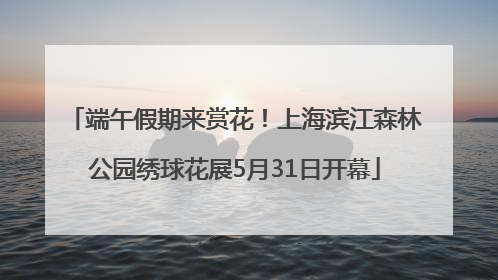 端午假期来赏花！上海滨江森林公园绣球花展5月31日开幕