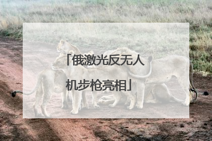 俄激光反无人机步枪亮相