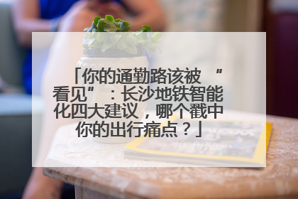 你的通勤路该被 “看见”：长沙地铁智能化四大建议，哪个戳中你的出行痛点？