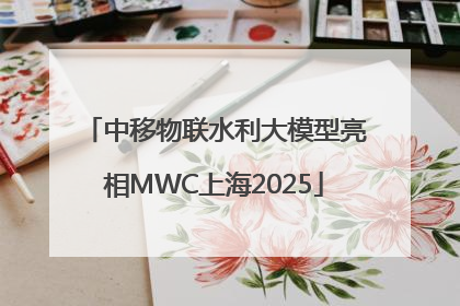 中移物联水利大模型亮相MWC上海2025