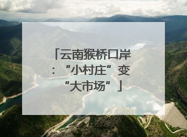 云南猴桥口岸：“小村庄”变“大市场”