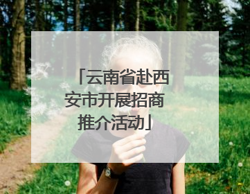 云南省赴西安市开展招商推介活动