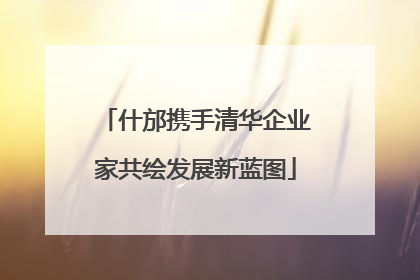 什邡携手清华企业家共绘发展新蓝图