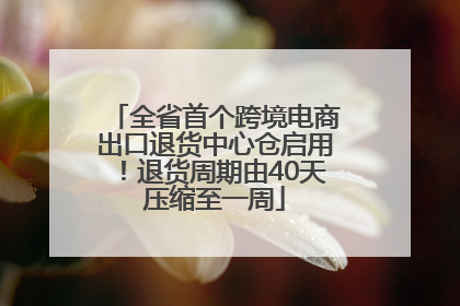 全省首个跨境电商出口退货中心仓启用！退货周期由40天压缩至一周