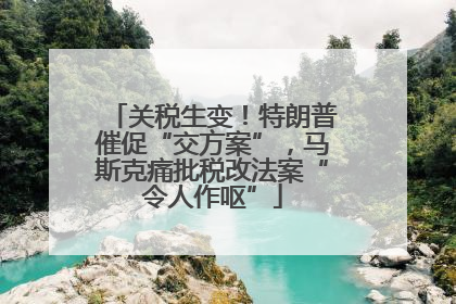 关税生变！特朗普催促“交方案”，马斯克痛批税改法案“令人作呕”
