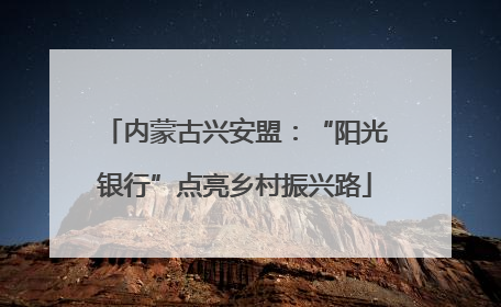 内蒙古兴安盟：“阳光银行”点亮乡村振兴路