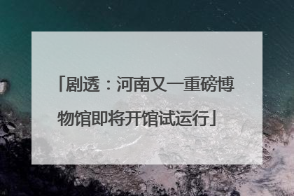 剧透：河南又一重磅博物馆即将开馆试运行