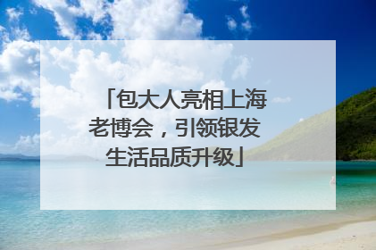 包大人亮相上海老博会，引领银发生活品质升级