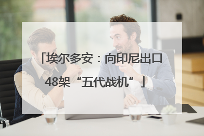 埃尔多安：向印尼出口48架“五代战机”
