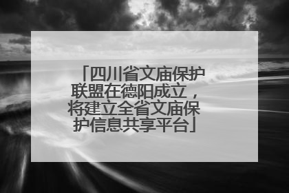 四川省文庙保护联盟在德阳成立，将建立全省文庙保护信息共享平台
