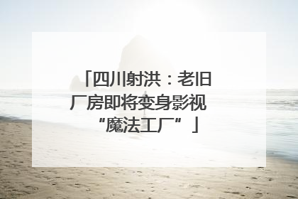 四川射洪：老旧厂房即将变身影视“魔法工厂”