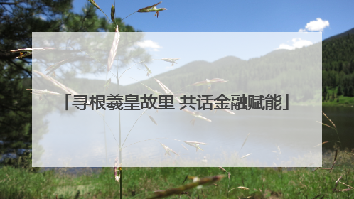 寻根羲皇故里 共话金融赋能