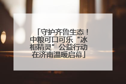 守护齐鲁生态！中粮可口可乐“冰柜精灵”公益行动在济南温暖启幕