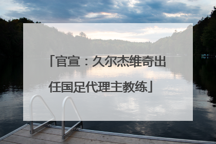 官宣：久尔杰维奇出任国足代理主教练