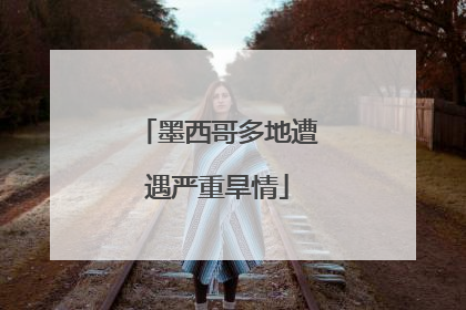 墨西哥多地遭遇严重旱情