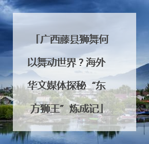 广西藤县狮舞何以舞动世界？海外华文媒体探秘“东方狮王”炼成记