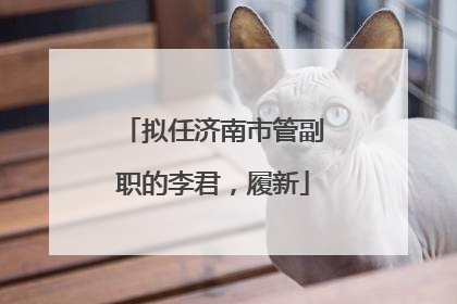 拟任济南市管副职的李君，履新
