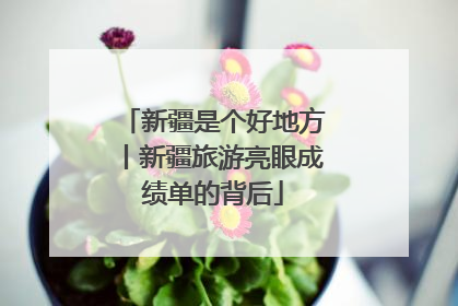 新疆是个好地方丨新疆旅游亮眼成绩单的背后