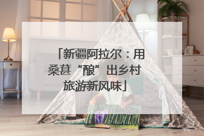 新疆阿拉尔：用桑葚“酿”出乡村旅游新风味