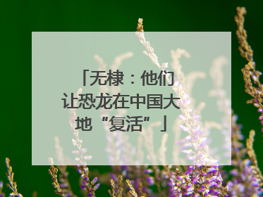 无棣：他们 让恐龙在中国大地“复活”