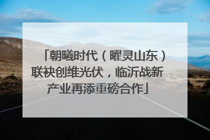 朝曦时代（曜灵山东）联袂创维光伏，临沂战新产业再添重磅合作