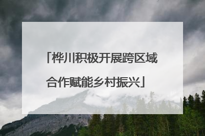桦川积极开展跨区域合作赋能乡村振兴