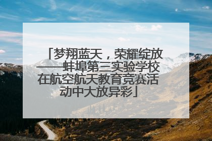 梦翔蓝天，荣耀绽放——蚌埠第三实验学校在航空航天教育竞赛活动中大放异彩