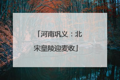 河南巩义：北宋皇陵迎麦收