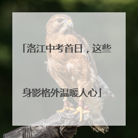 洛江中考首日，这些身影格外温暖人心