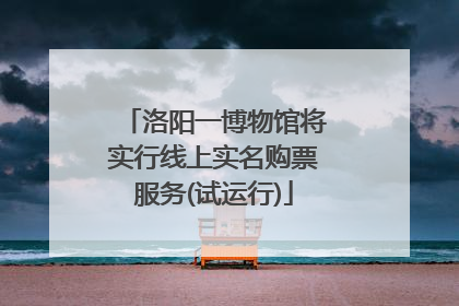 洛阳一博物馆将实行线上实名购票服务(试运行)