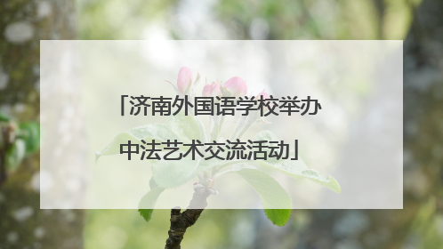 济南外国语学校举办中法艺术交流活动