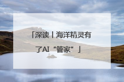 深读丨海洋精灵有了AI“管家”