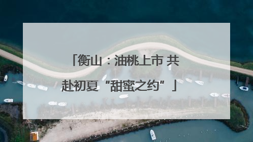 衡山：油桃上市 共赴初夏“甜蜜之约”