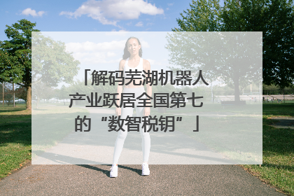 解码芜湖机器人产业跃居全国第七的“数智税钥”