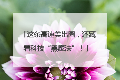 这条高速美出圈，还藏着科技“黑魔法”！
