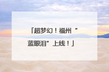超梦幻！福州“蓝眼泪”上线！