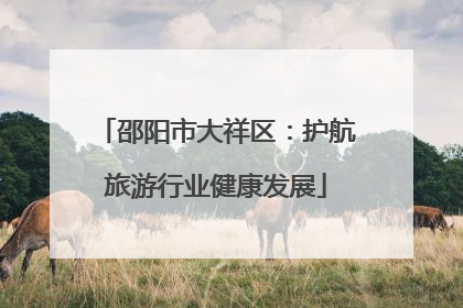 邵阳市大祥区：护航旅游行业健康发展