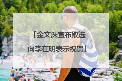 金文洙宣布败选 向李在明表示祝贺