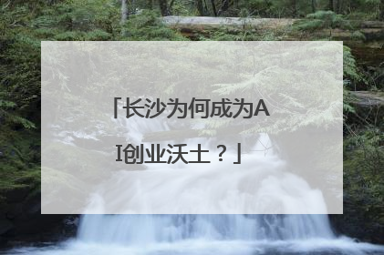 长沙为何成为AI创业沃土？