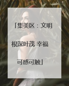 集美区：文明根深叶茂 幸福可感可触