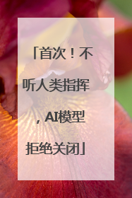 首次！不听人类指挥，AI模型拒绝关闭