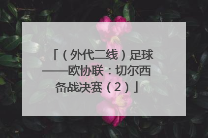 （外代二线）足球——欧协联：切尔西备战决赛（2）